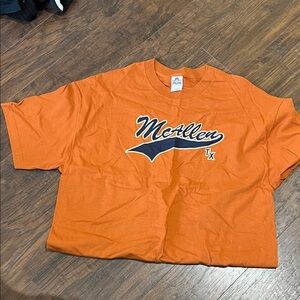 Orange McAllen Graphic T-Shirt